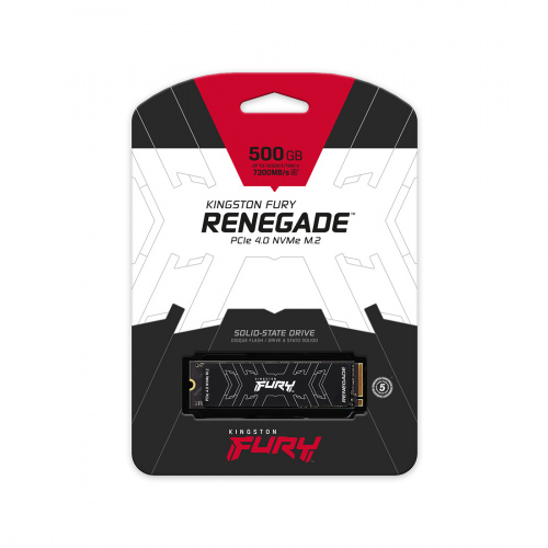 Твердотельный накопитель SSD Kingston FURY Renegade SFYRS/500G M.2 NVMe PCIe 4.0