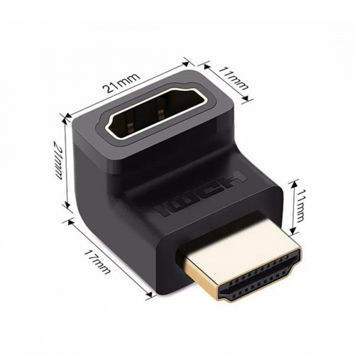 Угловой переходник Ugreen HD112 HDMI Male To Female Вверх фото 3