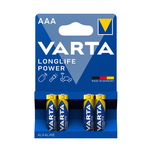 Батарейка VARTA Longlife Power Micro 1.5V - LR03/ AAA (4 шт) фото 2