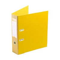 Папка-регистратор Deluxe с арочным механизмом, Office 3-YW5 (3" YELLOW), А4, 70 мм, желтый