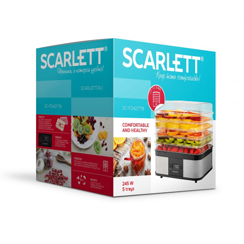 Сушилка для овощей и фруктов Scarlett SC-FD421T19 фото 4