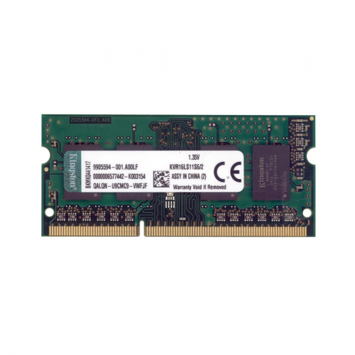 Модуль памяти для ноутбука Kingston ValueRAM KVR16LS11S6/2 DDR3 2GB 1600MHz фото 2